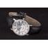 Cartier Moonphase Silver Watch with Black Leather Band ct255 621374