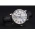 Cartier Ronde Second Time Zone White Dial Stainless Steel Case Black Leather Strap  622798