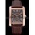 Replica Cartier Tank MC Gold Case Brown Dial Brown Leather Strap  622175