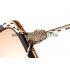 Cartier Panthere Diamond Detail Brown Frame Sunglasses 308289