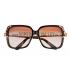 Cartier Panthere Diamond Detail Brown Frame Sunglasses 308289