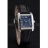 Cartier Tank MC Stainless Steel Case Black Dial Black Leather Strap  622174