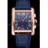 Cartier Tank MC Blue Dial Gold Case Blue Leather Bracelet  622695