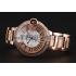 Swiss Cartier Ballon Bleu 46 MM Diamond Dial Diamond Case Rose Gold Bracelet 1453880