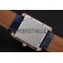 Cartier Tank MC White Dial Gold Case Blue Leather Strap  622577