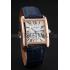 Cartier Tank MC White Dial Gold Case Blue Leather Strap  622577