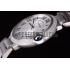 Cartier Ballon Bleu 44mm White Dial Diamonds Stainless Steel Case And Bracelet