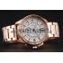 Cartier Calibre De Cartier Small Seconds White Dial Rose Gold Case And Bracelet Replica