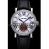 Cartier Rotonde Flying Tourbillon Diamonds White Dial 621954