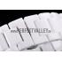 Cartier Pasha 39mm Silver Dial White Ceramic Case Rubber Bracelet