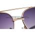 Cartier Aviator Gold Frame Grey Lenses Sunglasses 308125