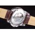 Cartier Calibre Flying Tourbillon White Dial Two Tone Case Brown Leather Bracelet