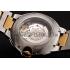 Swiss Cartier Ballon Bleu Two Timezone White Dial Diamond Case Gold And Silver Bracelet 1453876