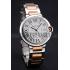 Swiss Cartier Ballon Bleu 42mm Silver Dial Stainless Steel Case Two Tone Rose Gold Bracelet  622875