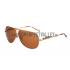 Cartier Wild Panthere Aviator Gold Sunglasses 307802