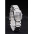 Cartier Tank Anglaise 20mm White Dial Diamonds Steel Case Stainless Steel Bracelet