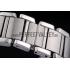 Cartier Tank Anglaise 20mm White Dial Diamonds Steel Case Stainless Steel Bracelet