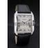 Cartier Tank Anglaise 36mm White Dial Stainless Steel Case Black Leather Bracelet