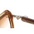 Cartier Brown Frame Brown Lenses Sunglasses 308257