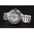 Swiss Cartier Ballon Bleu 46 MM Diamond Dial Staineless Steel Bracelet 1453892