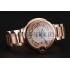 Swiss Cartier Ballon Bleu 46 MM Diamond Dial Rose Gold Bracelet 1453882