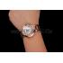 Swiss Cartier Ballon Bleu 46 MM Diamond Dial Rose Gold Bracelet 1453882