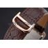 Cartier Tank MC Brown Dial Gold Case Brown Leather Strap  622583