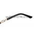 Cartier Golden Logo Detail Black Frame Sunglasses 308274