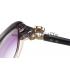 Cartier Golden Finish Panthere Detail Grey Frame Sunglasses 308266