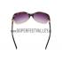 Cartier Golden Finish Panthere Detail Grey Frame Sunglasses 308266