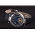 Replica Cartier Ballon Bleu flying tourbillon Black Leather Strap  621447