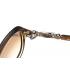 Cartier Golden Logo Detail Brown Frame Sunglasses 308276