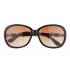 Cartier Golden Logo Detail Brown Frame Sunglasses 308276