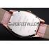 Cheap Cartier Tortue Perpetual Calendar White Dial Gold Case Pink Leather Strap