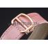 Cheap Cartier Tortue Perpetual Calendar White Dial Gold Case Pink Leather Strap