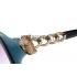 Cartier Panthere Decor Black And Blue Frame Sunglasses 308260