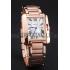 Cartier Tank Anglaise 30mm White Dial Rose Gold Case And Bracelet