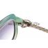 Replica Cartier Golden Diamond Detail Black And Green Frame Sunglasses 308281