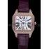 Cartier Santos 100 Diamond Rose Gold Bezel 621913