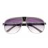 Cartier C Decor Purple Lenses Silver Frame Sunglasses 308287