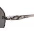 Cartier Panthere Aviator Chrome Frame Grey Lenses Sunglasses 308184