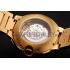 Swiss Cartier Ballon Bleu Two Timezone White Dial Gold Case Gold Bracelet 1453873 Replica