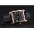 Cartier Tank MC Black Dial Gold Case Black Leather Strap  622580