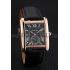 Cartier Tank MC Black Dial Gold Case Black Leather Strap  622580