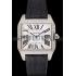 Cartier Santos 100 Diamond Silver Bezel 621924