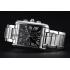 Cartier Tank MC Black Dial Stainless Steel Case And Bracelet  622698