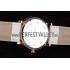 Cartier Moonphase Rose Gold Watch with White Leather Band ct254 621373