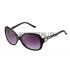 Cartier Silver Finish Panthere Black Frame Sunglasses 308264 Replica