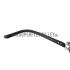 Cartier Silver Finish Panthere Black Frame Sunglasses 308264 Replica