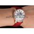 Cartier Moonphase Rose Gold Watch with Red Leather Band ct253 621372